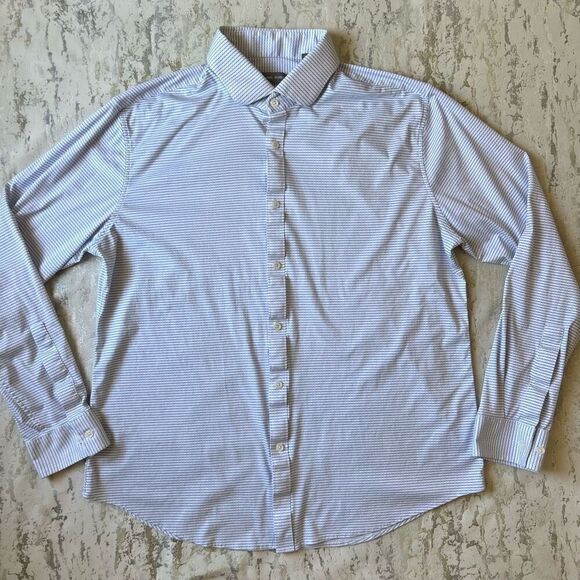 Michael Kors Slim Fit Fine Gauge Knit Button Down - Picture 9 of 10